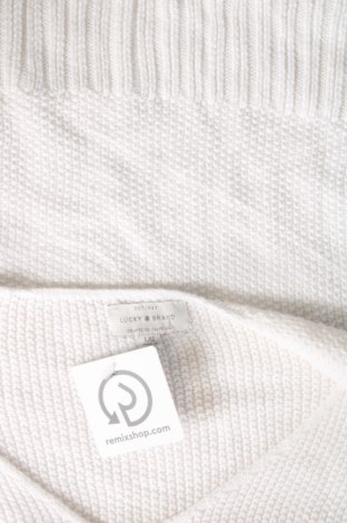 Damenpullover Lucky Brand, Größe L, Farbe Weiß, Preis € 14,99