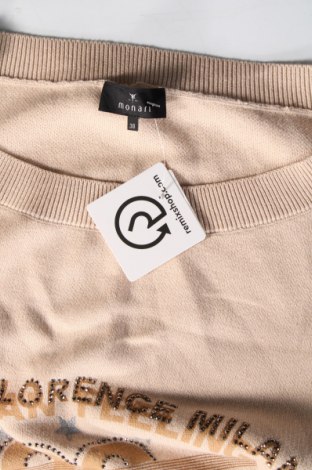 Damenpullover Monari, Größe M, Farbe Beige, Preis 22,49 €