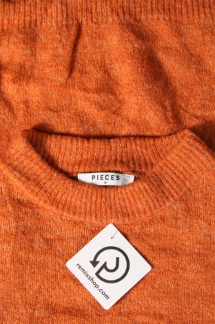 Damenpullover Pieces, Größe M, Farbe Orange, Preis 7,99 €