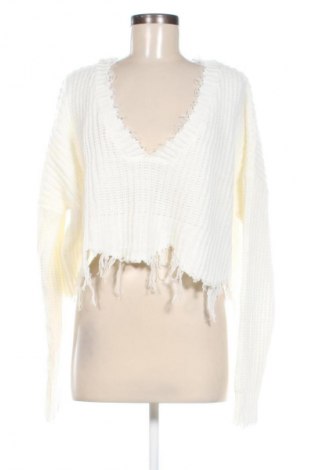 Damski sweter Pretty Little Thing, Rozmiar L, Kolor Biały, Cena 51,99 zł