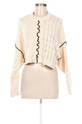 Damenpullover Stradivarius, Größe M, Farbe Beige, Preis 11,49 €