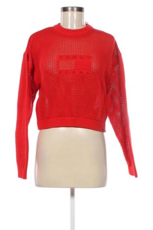 Damenpullover Tommy Jeans, Größe S, Farbe Rot, Preis 69,99 €