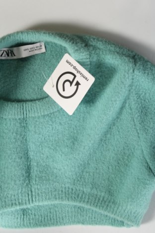 Damenpullover Zara, Größe S, Farbe Grün, Preis 9,99 €