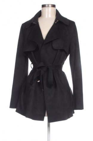 Trench de femei H&M, Mărime S, Culoare Negru, Preț 56,99 Lei