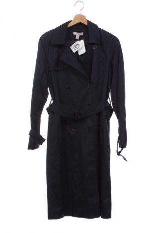 Trench de femei H&M, Mărime XS, Culoare Albastru, Preț 327,00 Lei