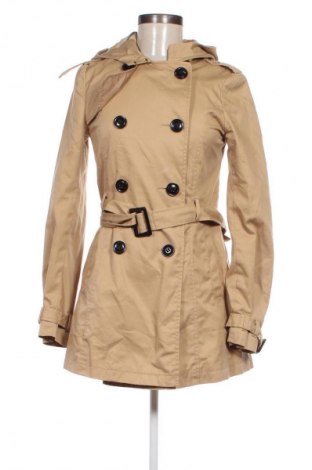 Damen Trenchcoat H&M Divided, Größe XS, Farbe Beige, Preis 47,99 €