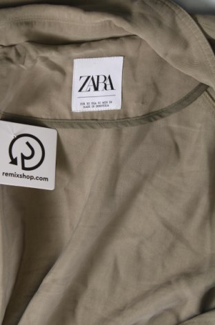 Γυναικεία καμπαρντίνα Zara, Μέγεθος XS, Χρώμα Πράσινο, Τιμή 19,49 €