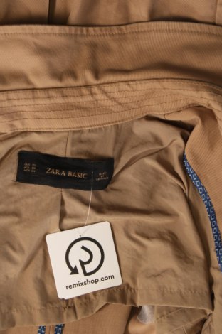 Дамски шлифер Zara, Размер XS, Цвят Бежов, Цена 33,49 лв.