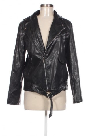 Damen Lederjacke, Größe M, Farbe Schwarz, Preis € 18,99