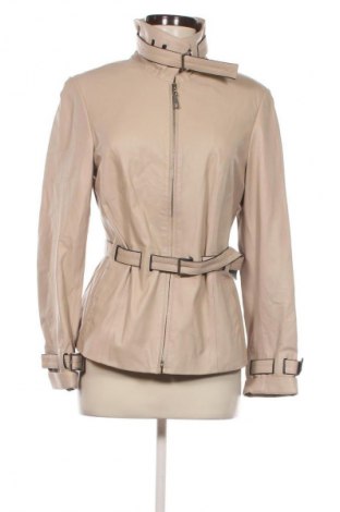 Damen Lederjacke, Größe M, Farbe Beige, Preis € 50,00