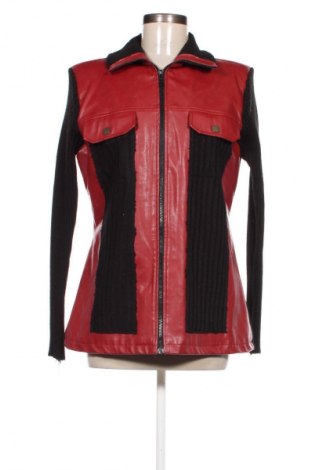 Damen Lederjacke, Größe M, Farbe Rot, Preis € 21,49