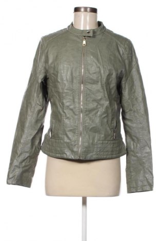 Damen Lederjacke, Größe XL, Farbe Grün, Preis € 30,99