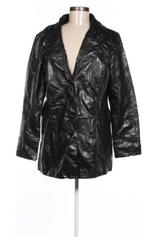 Damen Lederjacke, Größe L, Farbe Schwarz, Preis 5,99 €