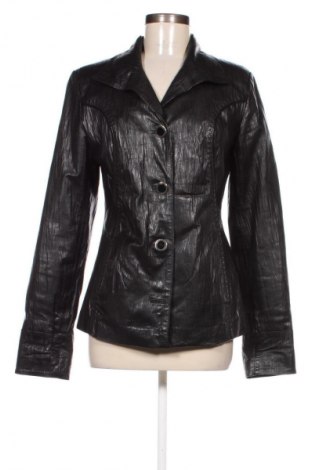 Damen Lederjacke, Größe L, Farbe Schwarz, Preis € 34,99