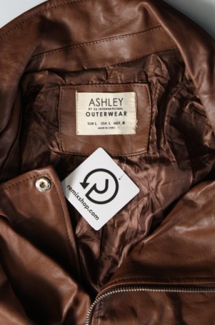 Damen Lederjacke Ashley by 26 International, Größe L, Farbe Braun, Preis 20,99 €