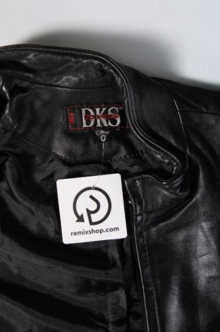 Дамско кожено яке DKS Leather, Размер XS, Цвят Черен, Цена 133,99 лв.