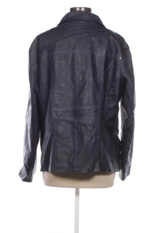 Damen Lederjacke Mainpol, Größe L, Farbe Blau, Preis 18,99 €