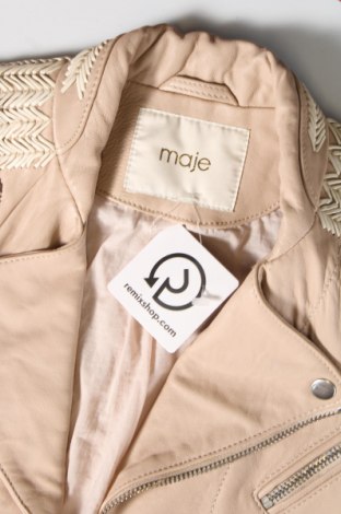 Damen Lederjacke Maje, Größe S, Farbe Beige, Preis 183,99 €