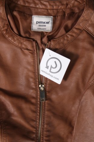 Damen Lederjacke Pimkie, Größe XXS, Farbe Braun, Preis € 16,99