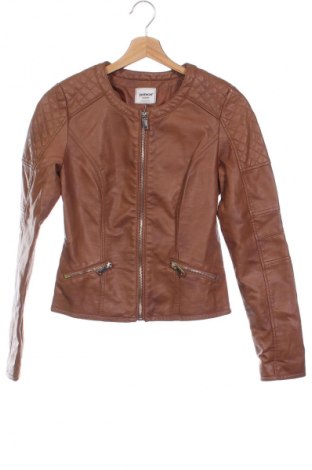 Damen Lederjacke Pimkie, Größe XXS, Farbe Braun, Preis € 11,99