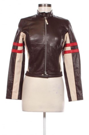 Damen Lederjacke Rockeds, Größe S, Farbe Braun, Preis 134,49 €