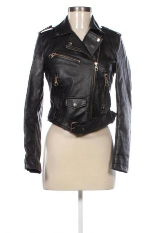 Damen Lederjacke Sinsay, Größe S, Farbe Schwarz, Preis € 19,49