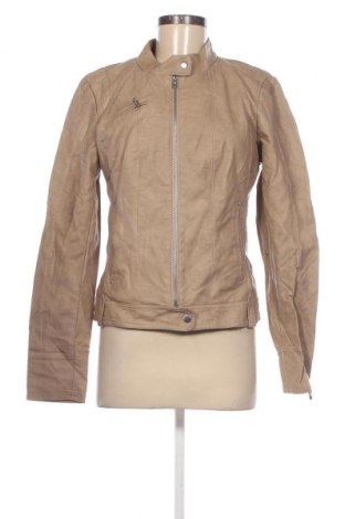 Damen Lederjacke Vero Moda, Größe L, Farbe Beige, Preis 32,99 €