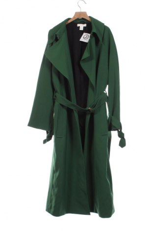 Palton de femei H&M, Mărime XS, Culoare Verde, Preț 104,99 Lei