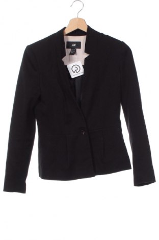 Damen Blazer H&M, Größe XS, Farbe Schwarz, Preis 8,99 €