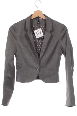 Damen Blazer H&M Divided, Größe XS, Farbe Grau, Preis € 13,99