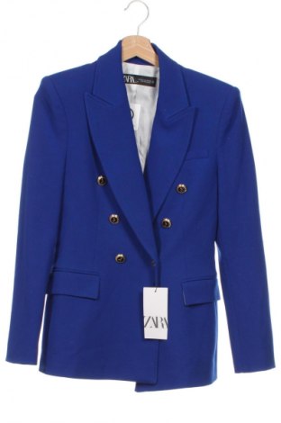 Damen Blazer Zara, Größe XS, Farbe Blau, Preis € 41,49