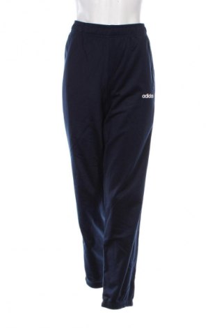 Pantaloni trening de femei Adidas, Mărime L, Culoare Albastru, Preț 128,99 Lei