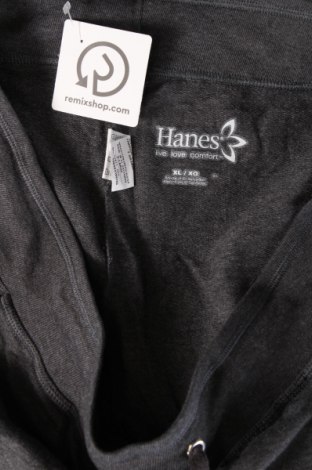 Дамско спортно долнище Hanes, Размер XL, Цвят Сив, Цена 29,49 лв.