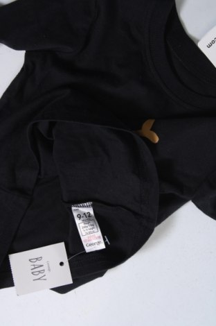 Kinder Shirt George, Größe 9-12m/ 74-80 cm, Farbe Schwarz, Preis € 5,99