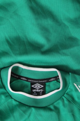 Детска блуза Umbro, Размер 11-12y/ 152-158 см, Цвят Зелен, Цена 10,99 лв.