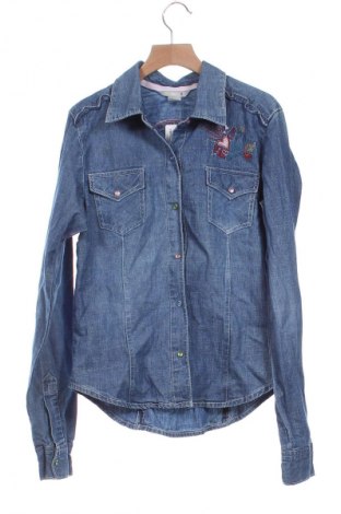 Kinderhemd H&M, Größe 13-14y/ 164-168 cm, Farbe Blau, Preis € 3,99