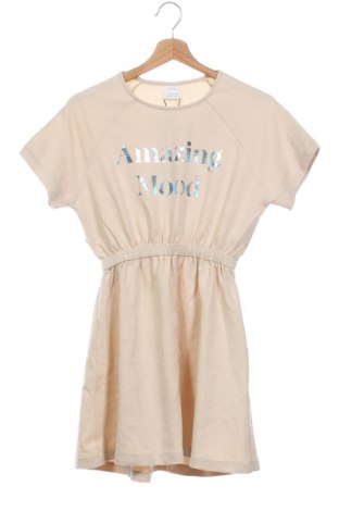 Kinderkleid Zara, Größe 11-12y/ 152-158 cm, Farbe Beige, Preis 5,49 €