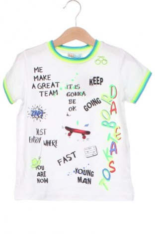 Kinder T-Shirt, Größe 3-4y/ 104-110 cm, Farbe Weiß, Preis 2,99 €