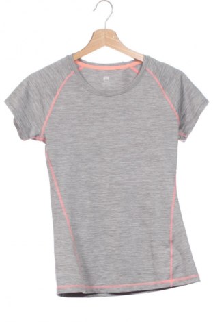 Dziecięcy T-shirt H&M Sport, Rozmiar 14-15y/ 168-170 cm, Kolor Szary, Cena 17,99 zł