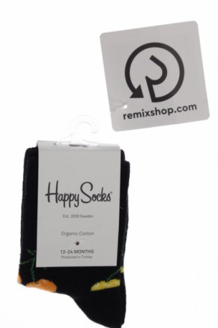 Παιδικές κάλτσες Happy Socks, Μέγεθος 18-24m/ 86-98 εκ., Χρώμα Μαύρο, Τιμή 4,49 €