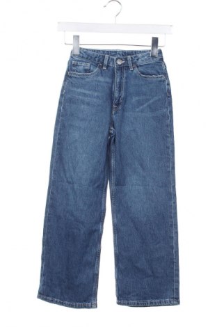 Detské džínsy  H&M, Veľkosť 7-8y/ 128-134 cm, Farba Modrá, Cena  6,95 €