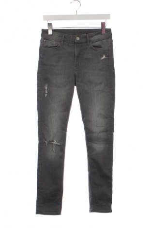 Kinderjeans H&M, Größe 12-13y/ 158-164 cm, Farbe Grau, Preis 7,49 €