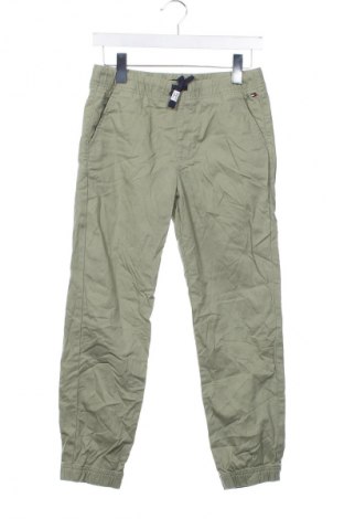 Pantaloni pentru copii Tommy Hilfiger, Mărime 10-11y/ 146-152 cm, Culoare Verde, Preț 121,99 Lei