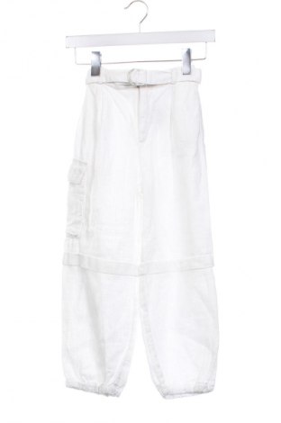 Pantaloni pentru copii Zara, Mărime 7-8y/ 128-134 cm, Culoare Alb, Preț 35,99 Lei