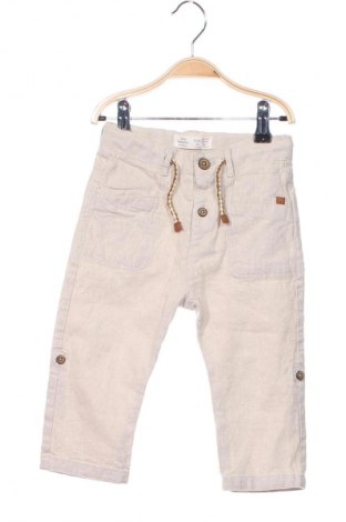 Pantaloni pentru copii Zara, Mărime 12-18m/ 80-86 cm, Culoare Ecru, Preț 21,99 Lei