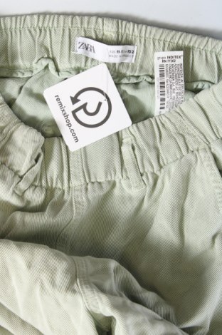 Pantaloni pentru copii Zara, Mărime 11-12y/ 152-158 cm, Culoare Verde, Preț 31,99 Lei