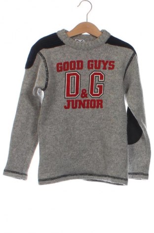 Παιδικό πουλόβερ D&G Junior, Μέγεθος 5-6y/ 116-122 εκ., Χρώμα Γκρί, Τιμή 25,99 €