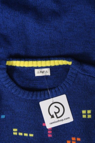 Kinderpullover F&F, Größe 11-12y/ 152-158 cm, Farbe Blau, Preis € 15,49