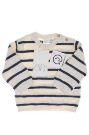 Kinderpullover Zara, Größe 3-6m/ 62-68 cm, Farbe Weiß, Preis 12,99 €