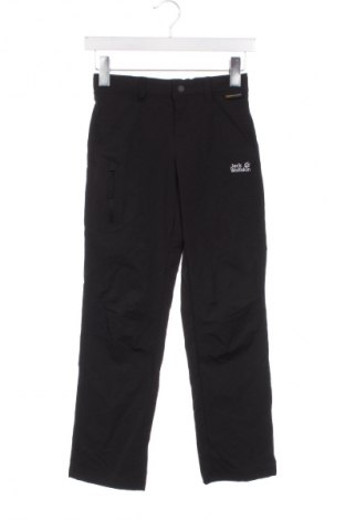 Kinder Sporthose Jack Wolfskin, Größe 8-9y/ 134-140 cm, Farbe Schwarz, Preis 28,49 €